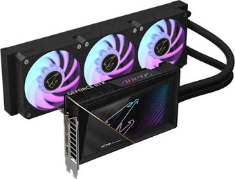 Видеокарта Gigabyte Aorus GeForce RTX 5080 Xtreme Waterforce 16G GV-N5080AORUSX W-16GD - 1/1