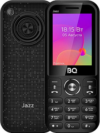 Кнопочный телефон BQ BQ-2457 Jazz (черный) - 1/1