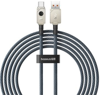Кабель Baseus Unbreakable Series USB Type-A - USB Type-C (2 м, белый) - 1/1