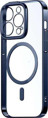 Чехол для телефона Baseus Glitter Series Magnetic Case для iPhone 14 (синий) - 1/1