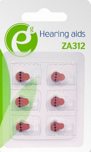 Батарейка EnerGenie ZA312 6 шт EG-BA-ZA312-01 - 1/1