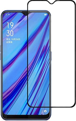 Защитное стекло KST Full glue для Realme C3 (черное) - 1/1