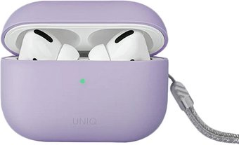 Чехол Uniq Lino для AirPods Pro 2 AIRPODSPRO2-LINOLAV (сиреневый) - 1/1