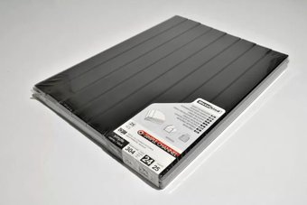 Металлический канал для переплета OPUS O.Simple Channel 304x24 мм OSC24CZA30425 (25 шт, черный) - 1/1