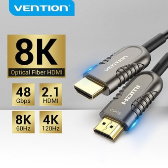 Кабель Vention AAZBQ HDMI - HDMI (20 м, черный) - 1/1