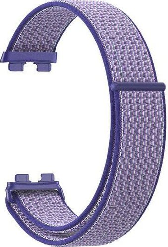 Ремешок Rumi Velcro нейлоновый для Huawei Band 8/9 (лавандовый) - 1/1