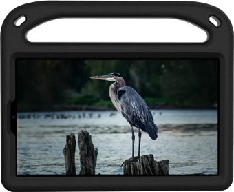 Чехол для планшета KST Детский для Samsung Galaxy Tab A7 Lite (черный с ручкой и подставкой) - 1/1