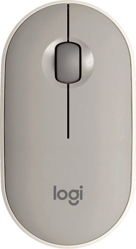 Мышь Logitech M350 Pebble (песочный) - 1/1