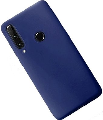 Чехол для телефона Case Matte для Huawei Y6p (синий) - 1/1