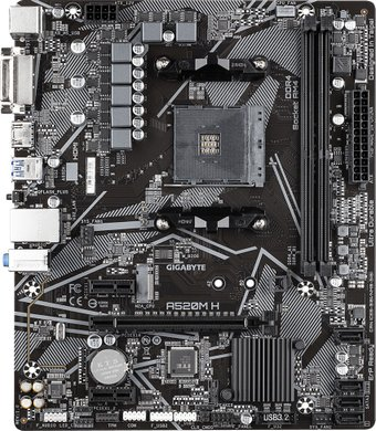 Материнская плата Gigabyte A520M H (rev. 1.x) - 1/1