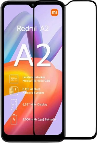 Защитное стекло KST FG для Xiaomi Redmi A2 (черный) - 1/1