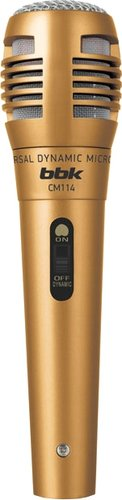 Проводной микрофон BBK CM114 (бронзовый) - 1/1