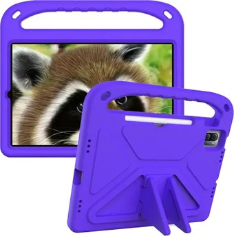 Чехол для планшета KST Детский для Xiaomi Mi Pad 5 / 5 Pro 11 / Pad 6 / Pad 6 Pro (фиолетовый с ручкой и подставкой) - 1/1