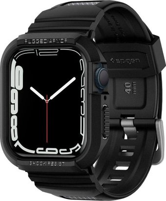 Ремешок Spigen Rugged Armor Pro для Apple Watch (41/40 мм) (черный) - 1/1