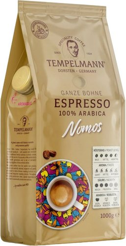 Кофе Tempelmann Nomos Espresso зерновой 1 кг - 1/1