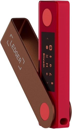 Аппаратный криптокошелек Ledger Nano X (рубиновый красный) - 1/1