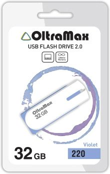 USB Flash OltraMax 220 32GB (фиолетовый) [OM-32GB-220-Violet] - 1/1