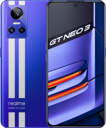 Смартфон Realme GT Neo 3 80W 8GB/256GB индийская версия (синий) - 1/1