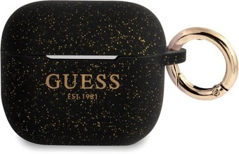 Чехол CG Mobile Guess with ring для AirPods 3 GUA3SGGEK (черный) - 1/1