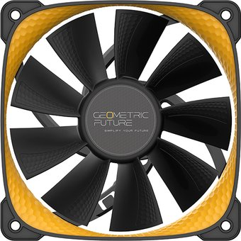 Вентилятор для корпуса Geometric Future Squama 2505 (черный/желтый) - 1/1