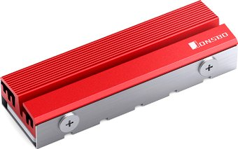 Радиатор для SSD Jonsbo M.2-6 (красный) - 1/1