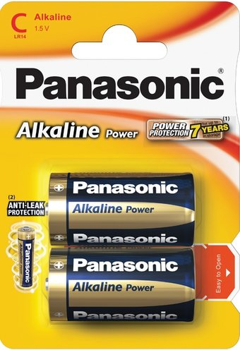 Батарейка Panasonic Alkaline Power C 2 шт. [LR14APB/2BP] - 1/1