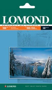 Фотобумага Lomond Матовая 10x15 230 г/кв.м. 50 листов (0102034) - 1/1
