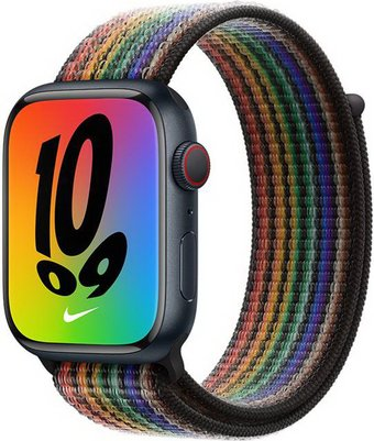 Ремешок Apple Nike Sport Loop MN6N3 (45 мм, Pride Edition, размер R) - 1/1