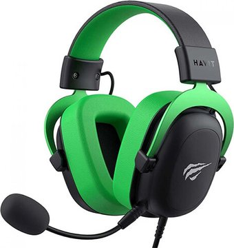 Наушники Havit Gamenote H2002d (черный/зеленый) - 1/1