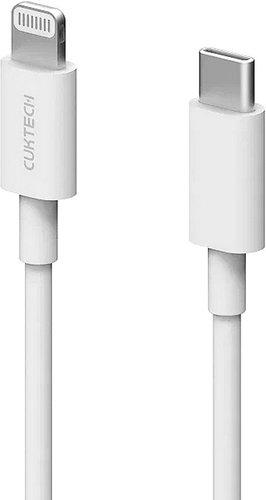 Кабель Cuktech KLC-5497 USB Type-C - Lightning (1 м, белый) - 1/1