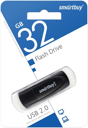 USB Flash SmartBuy Scout 32GB (черный) - 1/1