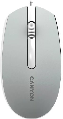 Мышь Canyon M-10 (серый/белый) - 1/1