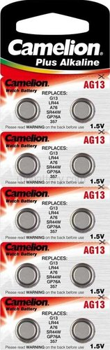 Батарейка Camelion LR44 10 шт. [AG13-BP10] - 1/1