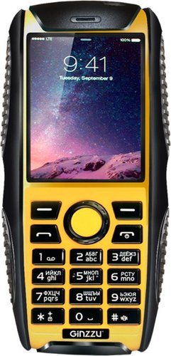 Кнопочный телефон Ginzzu R41D Black/Orange - 1/1