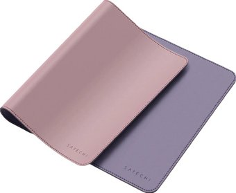 Коврик для стола Satechi Dual Sided Eco-Leather Deskmate (розовый/фиолетовый) - 1/1