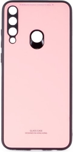 Чехол для телефона Case Glassy для Huawei Y6p (розовый) - 1/1