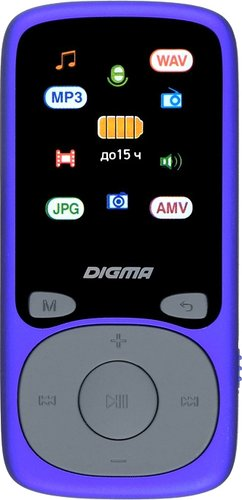 Плеер MP3 Digma B4 8GB (синий) - 1/1