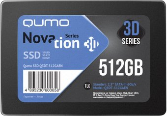 SSD QUMO Novation 3D TLC 512GB Q3DT-512GAEN - 1/1