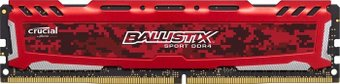 Оперативная память Crucial Ballistix Sport LT Red 8GB DDR4 PC4-19200 [BLS8G4D240FSEK] - 1/1