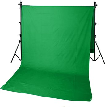 Фон для съемки GreenBean хромакей Field 3.0 х 7.0 Green - 1/1