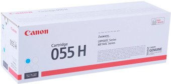 Картридж Canon 055H Cyan - 1/1