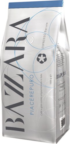 Кофе Bazzara Piacerepuro в зернах 1 кг - 1/1