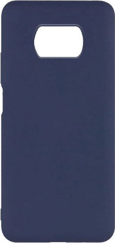 Чехол для телефона Case Matte для Xiaomi Poco X3/X3 Pro (темно-синий) - 1/1