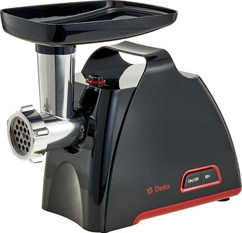 Мясорубка Delta DL-6104M (черный/красный) - 1/1
