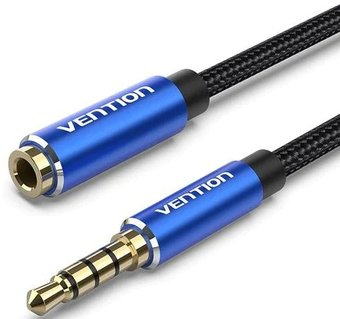 Кабель Vention BHCBD 3.5 мм Jack - 3.5 мм Jack (0.5 м, черный) - 1/1