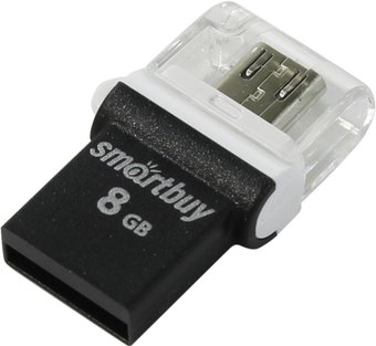 USB Flash SmartBuy POKO 8GB (черный) [SB8GBPO-K] - 1/1