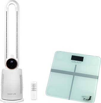 Безлопастной вентилятор Galaxy Line GL8112 + напольные весы GL4808 - 1/1