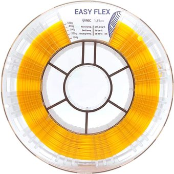 Пластик REC Easy Flex 1.75 мм 500 г (желтый) - 1/1