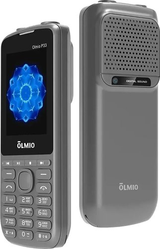 Кнопочный телефон Olmio P33 (серый) - 1/1