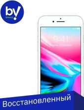 Смартфон Apple iPhone 8 64GB Восстановленный by Breezy, грейд B (серебристый) - 1/1
